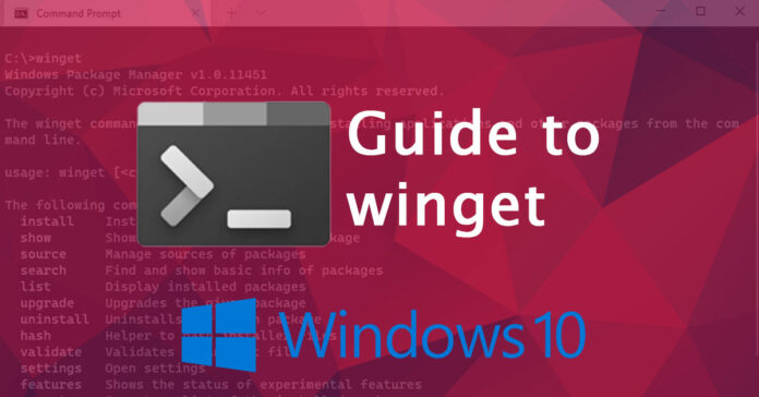 what is windows package manager and how to use winget